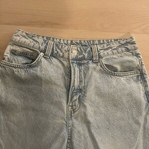 H&M Light Blue Denim wide leg Jeans